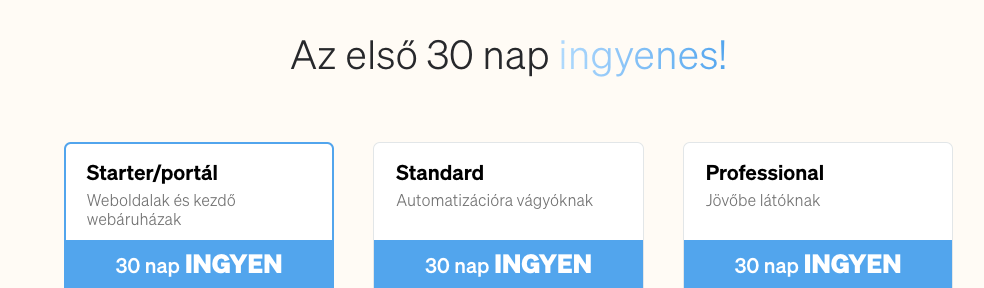 Képernyőkép a frissítésről