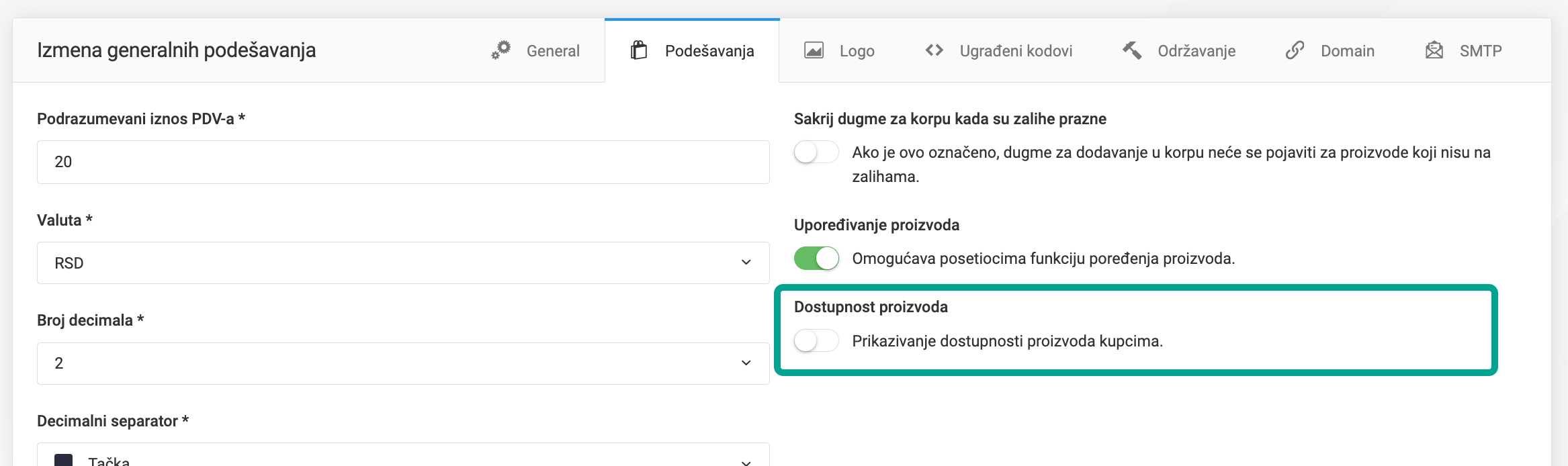 Sellvio - Sistem web prodavnice za iznajmljivanje: v5.8.0