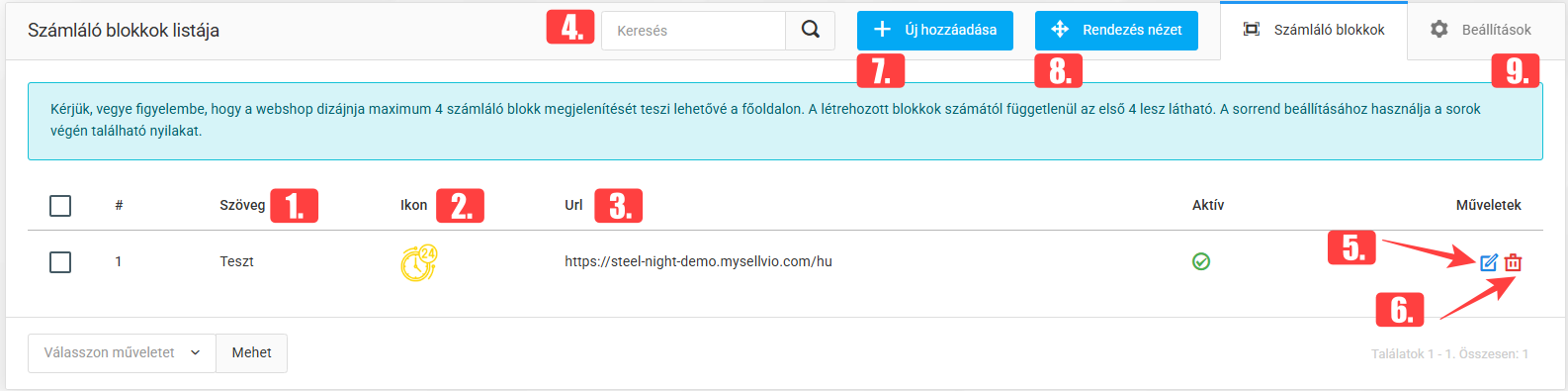 Képernyőkép a lépéshez