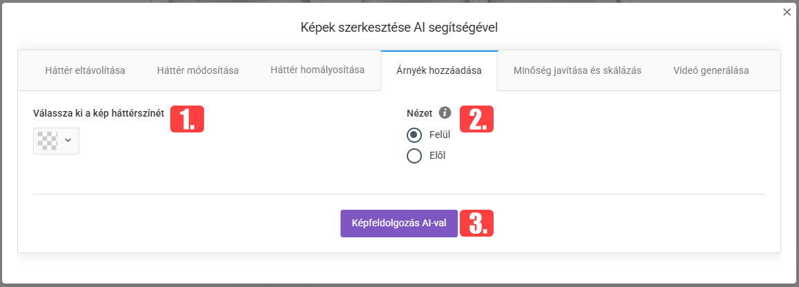 Képernyőkép a lépéshez