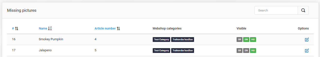 Skjermbilde av oppdateringen