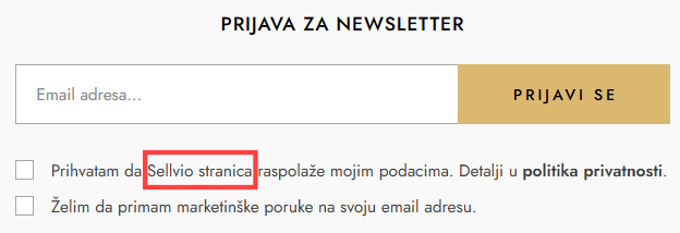 Snimak ekrana ažuriranja
