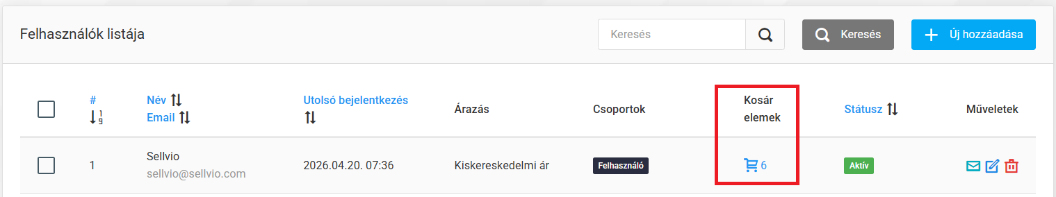 Képernyőkép a frissítésről
