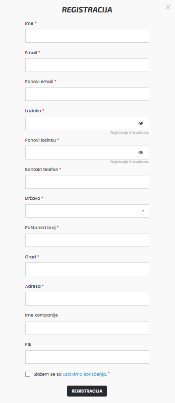 Snimak ekrana ažuriranja